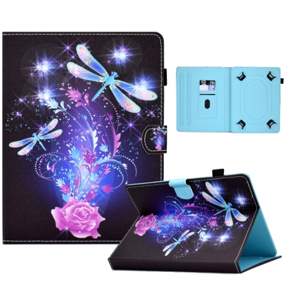 For 7 inch Tablet Electric Pressed TPU Leather Tablet Case(Butterfly)