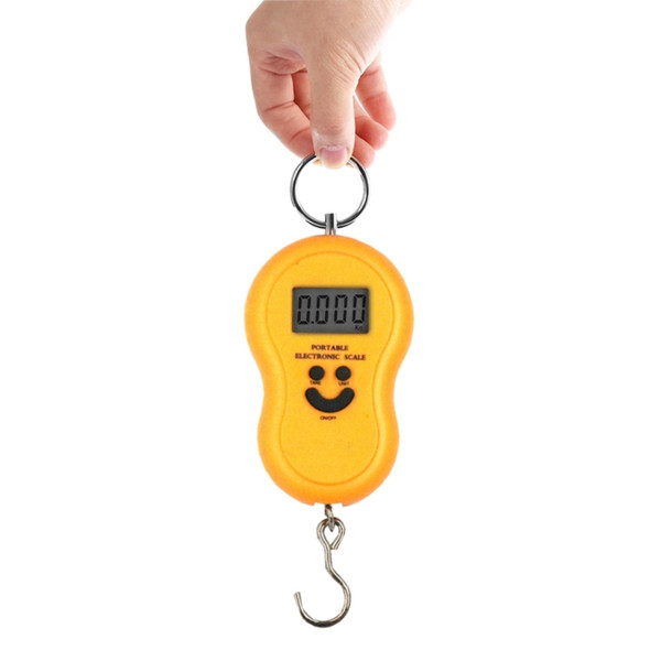 MH-04 LCD Portable Electronic Handheld Hanging Digital Scale, Excluding Batteries(Yellow)