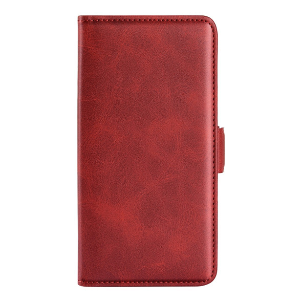 For vivo S12 Pro Dual-side Magnetic Buckle Flip Leather Phone Case(Red)