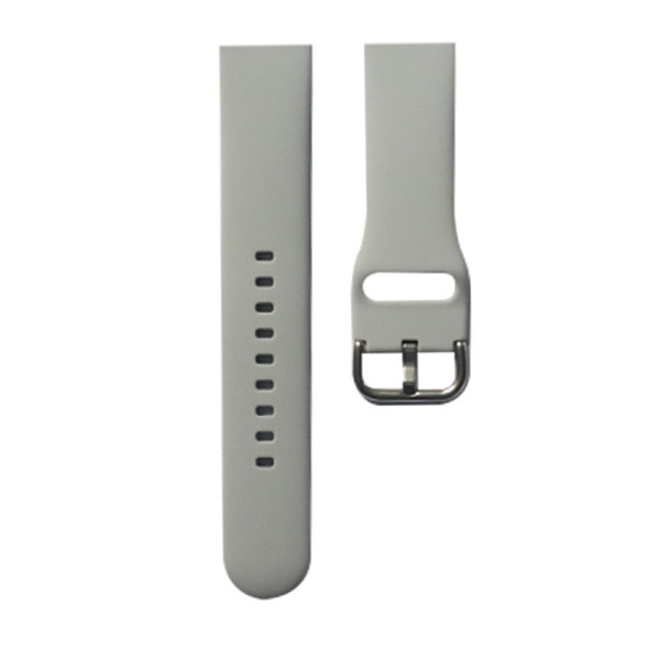 Silicone Watchband, Size: S 110mm For Apple Watch Series 7 41mm / 6&SE&5&4 40mm / 3&2&1 38mm(Light Gray)