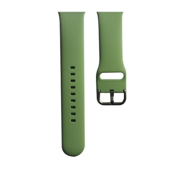 Silicone Watchband, Size: 118mm For Apple Watch Series 7 45mm / 6&SE&5&4 44mm / 3&2&1 42mm(Mint Green)