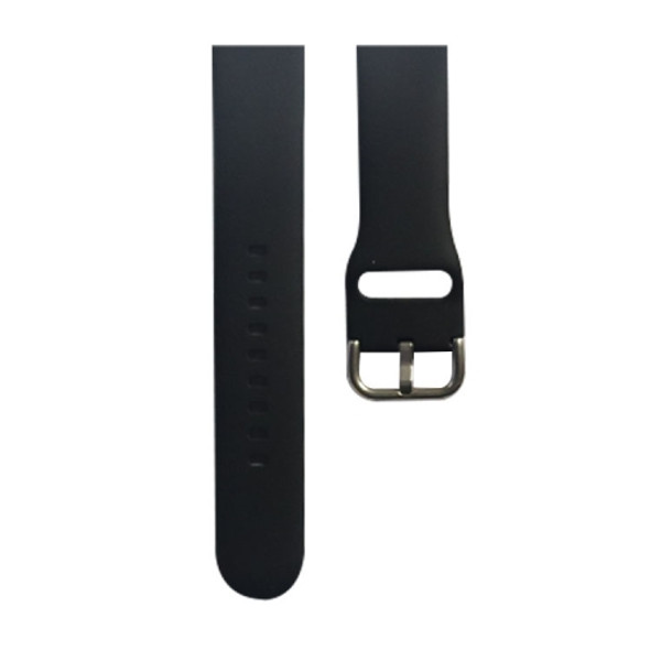Silicone Watchband, Size: 140mm For Apple Watch Series 7 45mm / 6&SE&5&4 44mm / 3&2&1 42mm(Black)