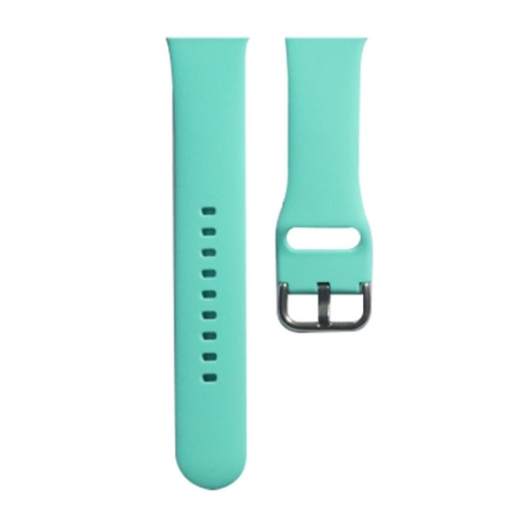 Silicone Watchband, Size: 140mm For Apple Watch Series 7 45mm / 6&SE&5&4 44mm / 3&2&1 42mm(Teal)