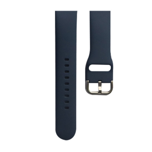 Silicone Watchband, Size: 140mm For Apple Watch Series 7 45mm / 6&SE&5&4 44mm / 3&2&1 42mm(Midnight Blue)