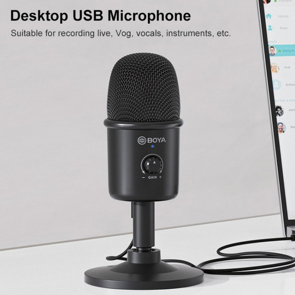 BOYA BY-CM3 USB Interface Desktop Condenser Microphone