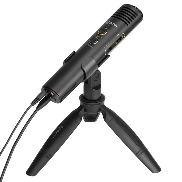 BOYA BY-EM20 Live Streaming Interview Handheld Microphone