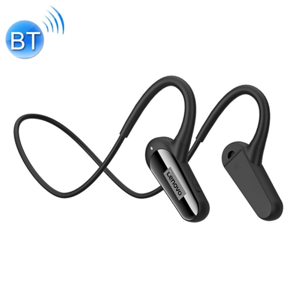 Original Lenovo XE06 IPX7 Waterproof Neck-mounted Air Conduction Bluetooth Earphone(Black)