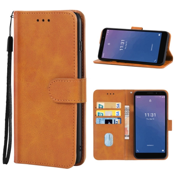 For Orbic Maui RC545L / Maui 4G LTE / Maui Prepaid Leather Phone Case(Brown)