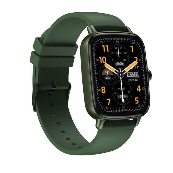 AW18 1.69inch Color Screen Smart Watch, Support Bluetooth Call / Heart Rate Monitoring(Green)