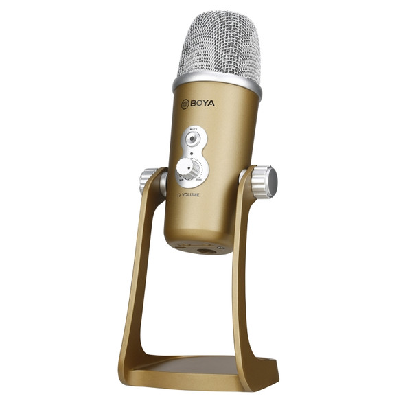 BOYA BY-PM700G USB Interface Condenser Microphone(Gold)