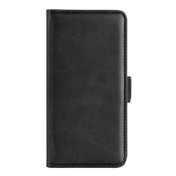 For OPPO Realme C35 Dual-side Magnetic Buckle Leather Phone Case(Black)
