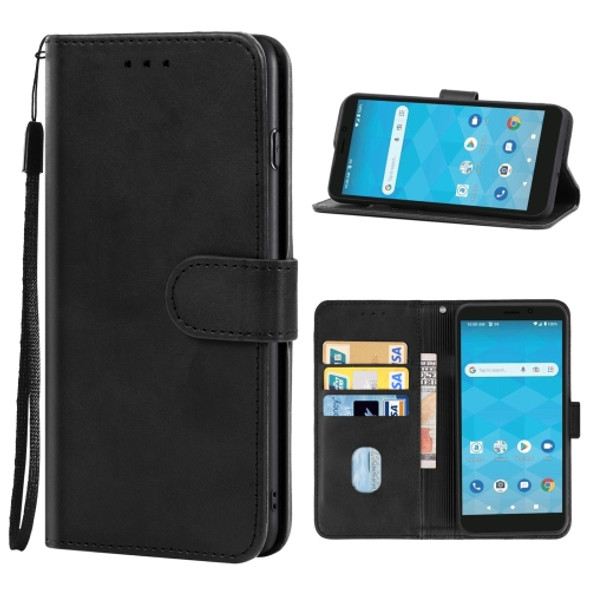 For Wiko View3 Lite Leather Phone Case(Black)