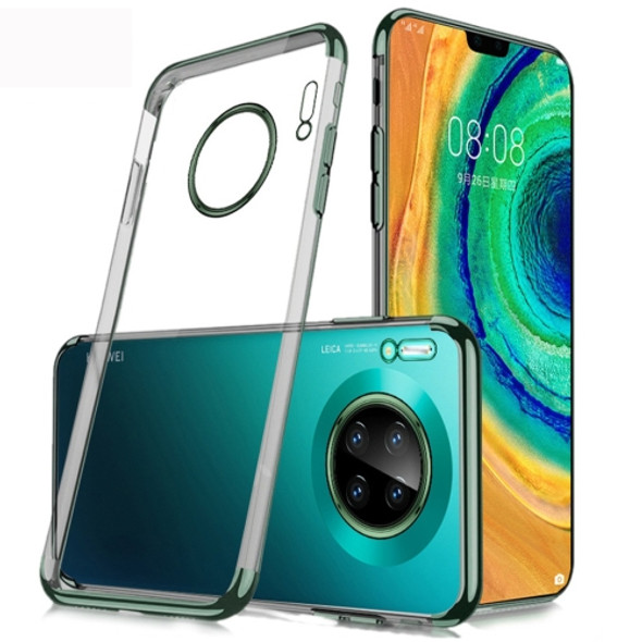 For Huawei Mate 30 SULADA Shockproof TPU Plating Protective Case(Green)