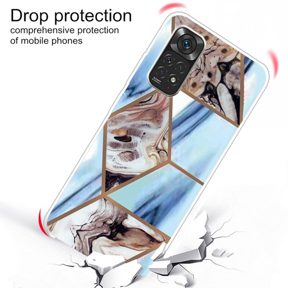 For Xiaomi Redmi Note 11 Global / Note 11S Marble Pattern TPU Phone Case(HC-B12)