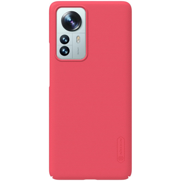 For Xiaomi Mi 12 Pro NILLKIN Frosted PC Phone Case(Red)