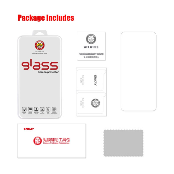 For Xiaomi Redmi K50 Gaming / K50 ENKAY Hat-Prince 0.26mm 9H 2.5D Tempered Glass Film