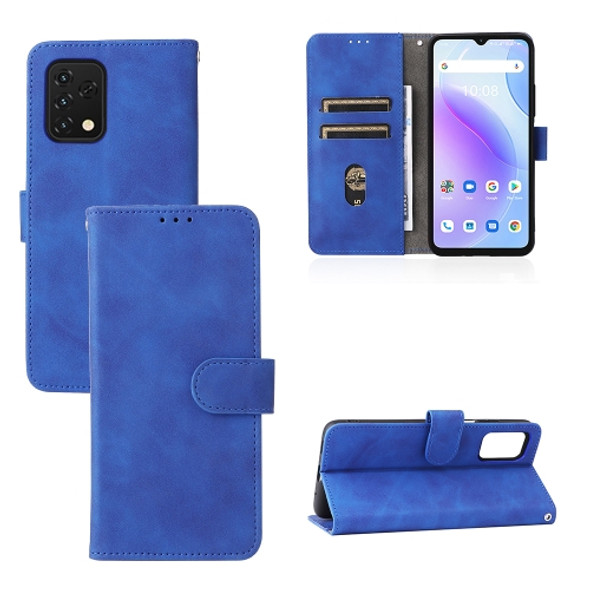 For UMIDIGI A11S Skin Feel Magnetic Buckle Leather Phone Case(Blue)