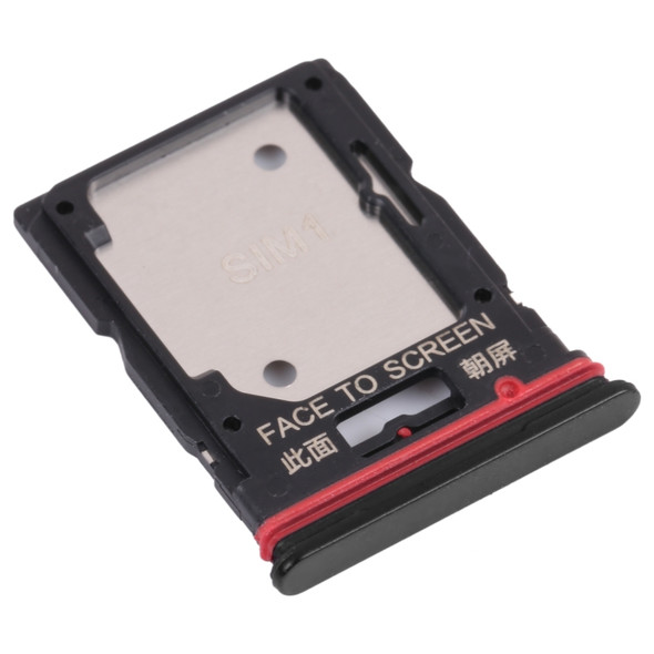SIM Card Tray + SIM Card Tray / Micro SD Card Tray for Xiaomi Redmi Note 11 Pro 21091116C (Black)