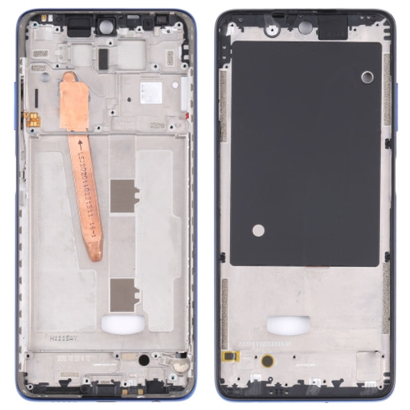 Original Middle Frame Bezel Plate for Xiaomi Poco X3 (Blue)