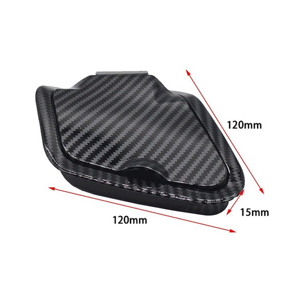 Motorcycle Side Pocket Cover for Nmax V2 2020-2021, Charger Waterproof Cap Motorcycle Parts - Black
