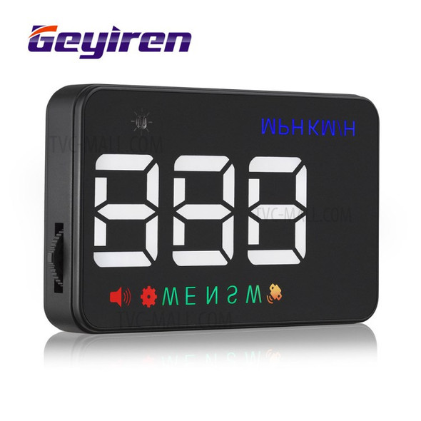 GEYIREN A5 3.5-inch Universal Car GPS Head UP Display HUD (CE/RoHS/FCC)