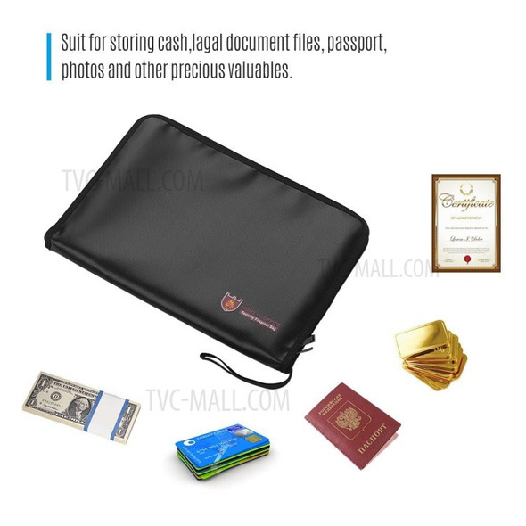 Stationery Waterproof Fireproof Safe Document Bags