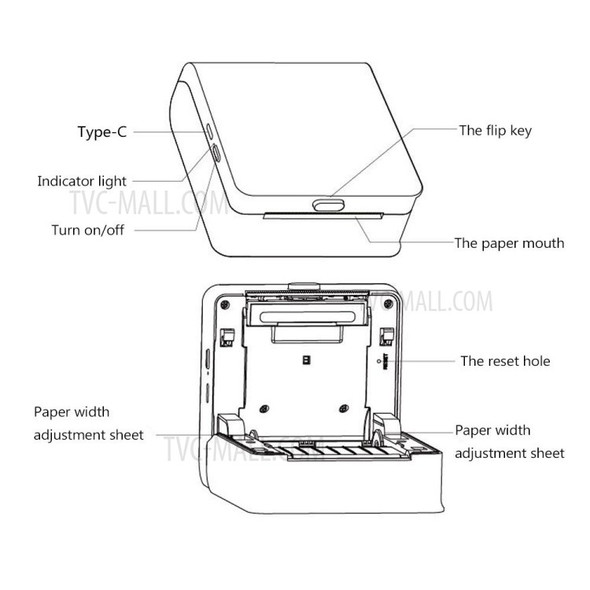 LEXIE 200DPI USB Portable Label Maker Machine Handheld BT Sticker Label Printer Qr Code Sticker Barcode Printer WP9509