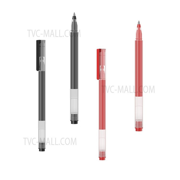 XIAOMI 10 Pcs Gel Pen 0.5mm Refill Neutral Pen Smooth Writing Signature Pen Student Supplies Office Stationery - Red