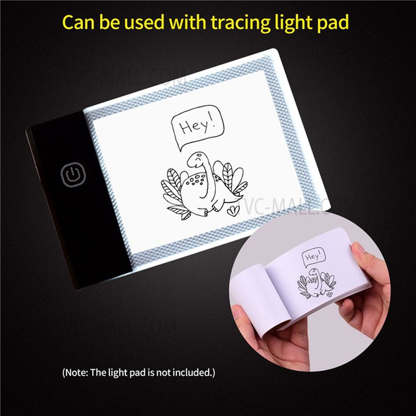 Flip Book Kit with Holes 300 Sheets Flip Book Animation Paper Works with LED Tracing Light Pads for Animation Sketching Cartoon Creation