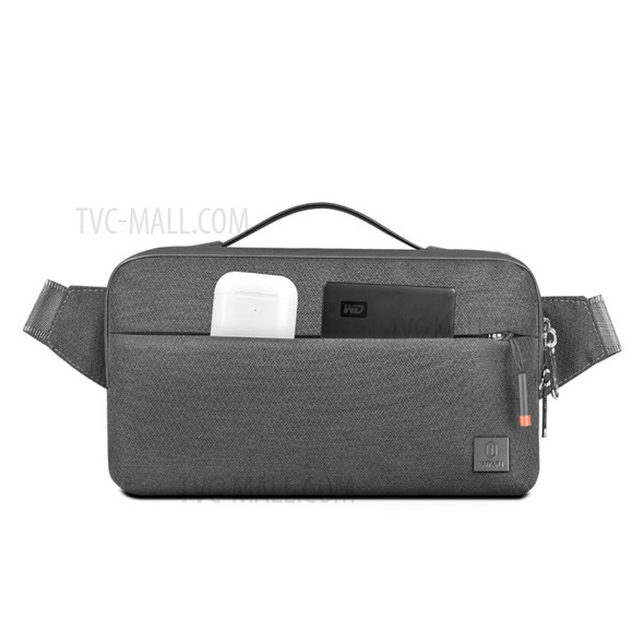 WIWU Outdoor Chest Bag Large Capacity Waterproof Waist Fanny Pack - Grey