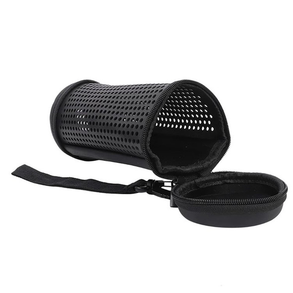 For Logitech UE Megaboom 3 EVA+PU Leather Hollow Out Carrying Case Bluetooth Speaker Shockproof Zipper Storage Bag