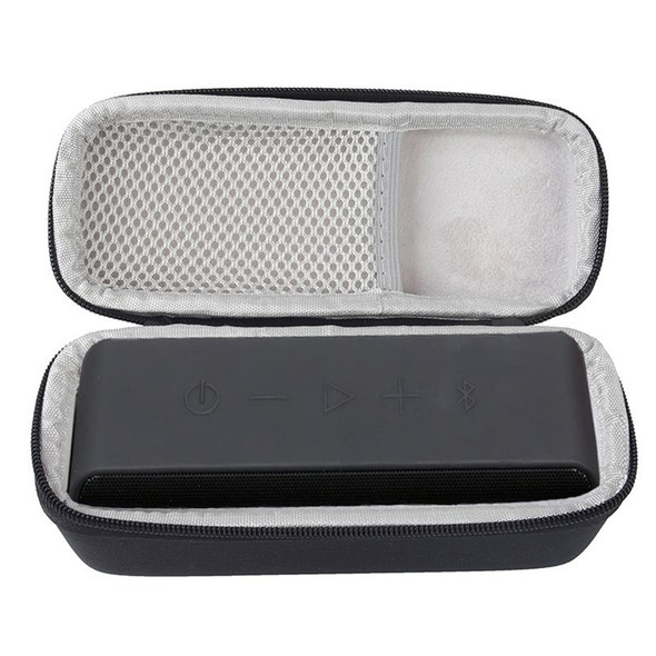 For Anker SoundCore 2/3 Portable Bluetooth Speaker Shockproof Carrying Case Storage Bag - Black/Grey