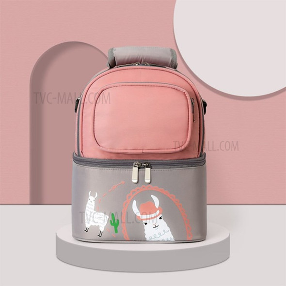 Insulation Bag Mummy Maternity Bag Baby Bottle Bag Backpack - A