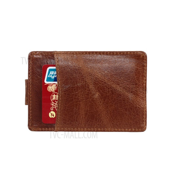 GUBINTU Men's Genuine Leather Anti-scan Card Slots Purse Wallet