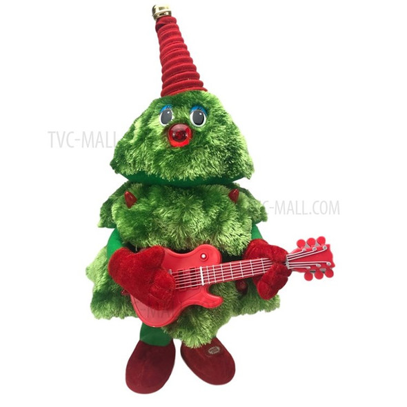 Bass Guitar Version Christmas Tree Sing and Dance Xmas Green Doll Kids Toy