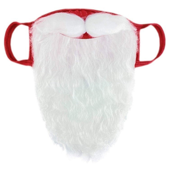Funny Santa Beard Costume for Teens Adults Non-woven Fabric Christmas Party Supplies