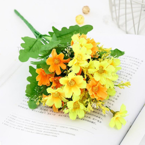 Classic Artificial Simulation Daisy Flowers for Home Room Garden Lintel Decoration - Yellow