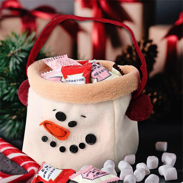 Handheld Country Snowman Style Candy Tote Bag