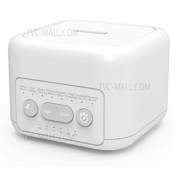 LIELONGREN F0076 Portable White Noise Alarm Clock Multi-functional Mini Alarm Clock for Home Office