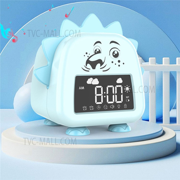 JS2726A Lion-shaped Children's Alarm Clock Multifunction Sleep Training Tool Creative Electronic Clock