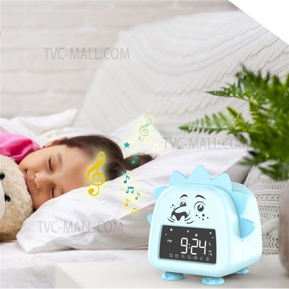 JS2726A Lion-shaped Children's Alarm Clock Multifunction Sleep Training Tool Creative Electronic Clock