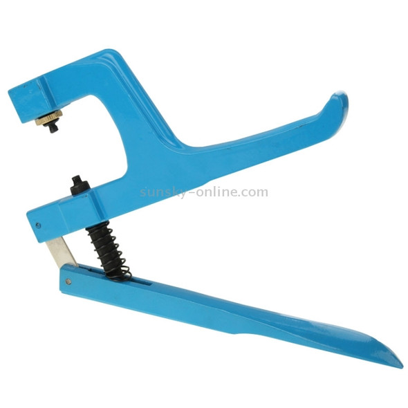 Watch Crystal Press Case Bezel Closing Press Pliers Tool(Blue)