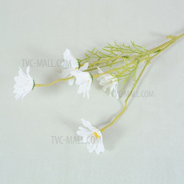 10Pcs Artificial Daisy Flowers for Wedding Party Balcony Home Decor - White