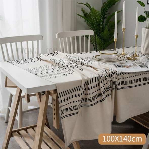 Bohemia Table Runner Dinner Tablecloth Holiday Party Table Mat - 100*140cm