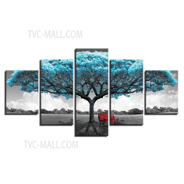 For Home Office Decoration Visual Art Colorful Tree Landscape Painting Picture - A Style