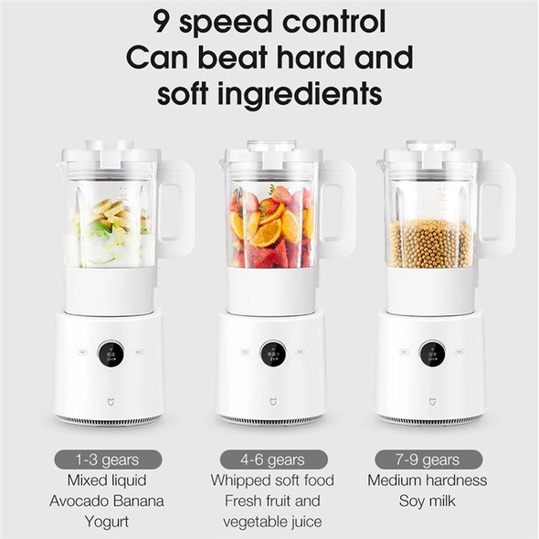 XIAOMI MI JIA MPBJO01 ACM Intelligent Food Processor 9-Speed Vegetable Chopper High-Speed Blender with OLED Knob (CN Standard Plug Compatible with US Plug) (without FDA Certificate)