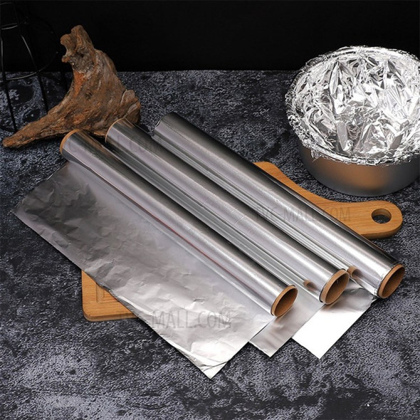 Aluminum Foil Roll Heavy Duty Non Stick Thick Aluminum Foil Sheet Baking Grilling Tool - 10m/11.8" x 32.8 Ft