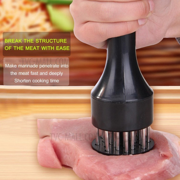 Meat Tenderizer with 21 Sharp Stainless Steel Needles Tender Meat Kitchen Tool for Tenderizing Flavor Marinade Steak Turkey Pork Chicken