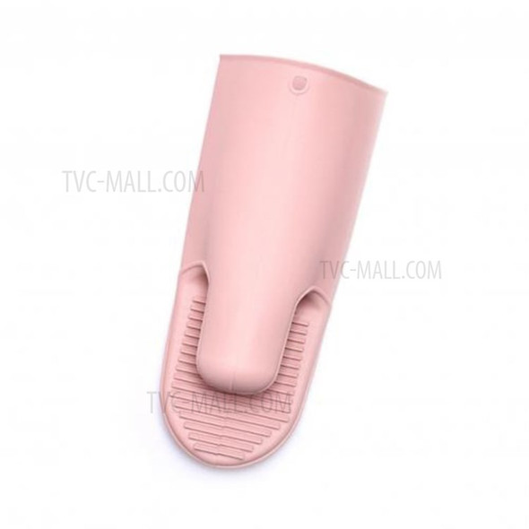 Kitchen Baking Gloves Heat Insulation Clip Anti Scalding Non-slip Gloves - Pink