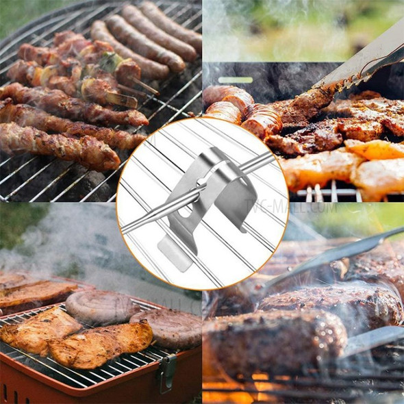 4PCS/Set BBQ Thermometer Probe Clip Holders BBQ Smoke Thermometer Smoker Oven Baking Tools